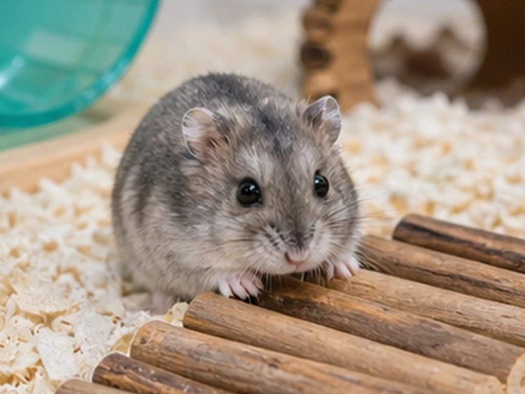 Hybrid Dwarf Hamster care guide image for a hamster setup