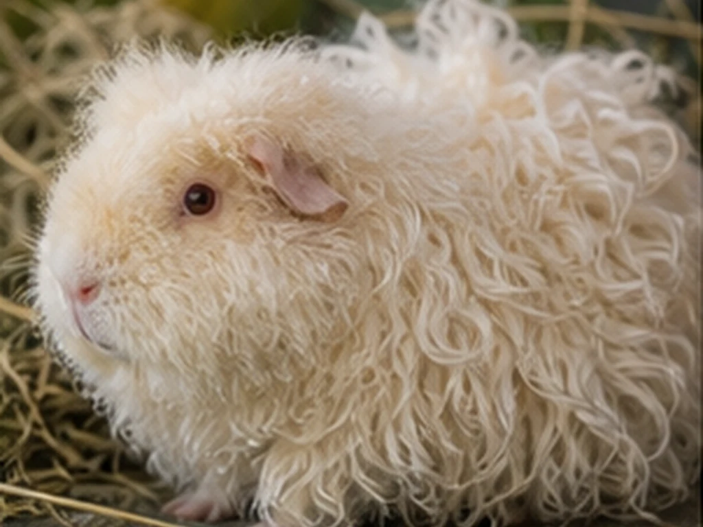 Texel Guinea Pig care guide image for a guinea pig setup